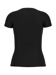 Guess Triangle Logo Short Sleeve 100% Cotton T-Shirt - Image 6 of 6