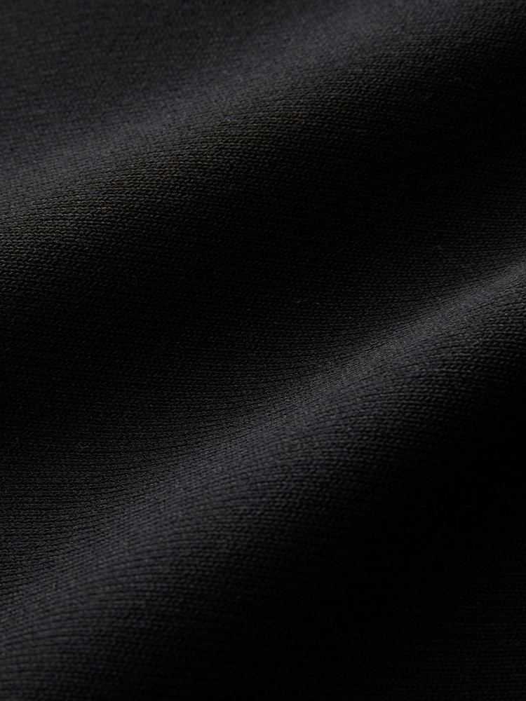 Black Smart Button Up Collared Knit Jacket - Image 8 of 8