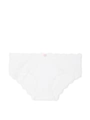 Victoria's Secret White Hipster Heart Knickers - Image 1 of 1