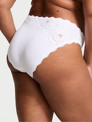 Victoria's Secret White Bikini Heart Knickers - Image 2 of 3