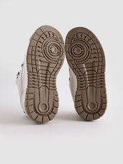 White Standard Fit (F) Chunky Lace Skate Trainers - Image 5 of 5