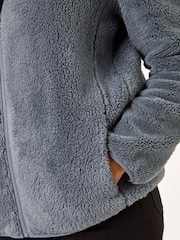 Roman Grey Soft Sherpa Fleece Jacket - Image 5 of 5