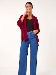 Roman Red Relaxed Smart Stretch Shirt - Image 4 of 5