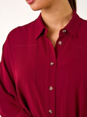 Roman Red Relaxed Smart Stretch Shirt - Image 5 of 5