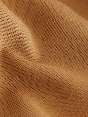 Ochre Yellow Heavyweight Short Sleeve Crew Neck T-Shirt - Image 6 of 7