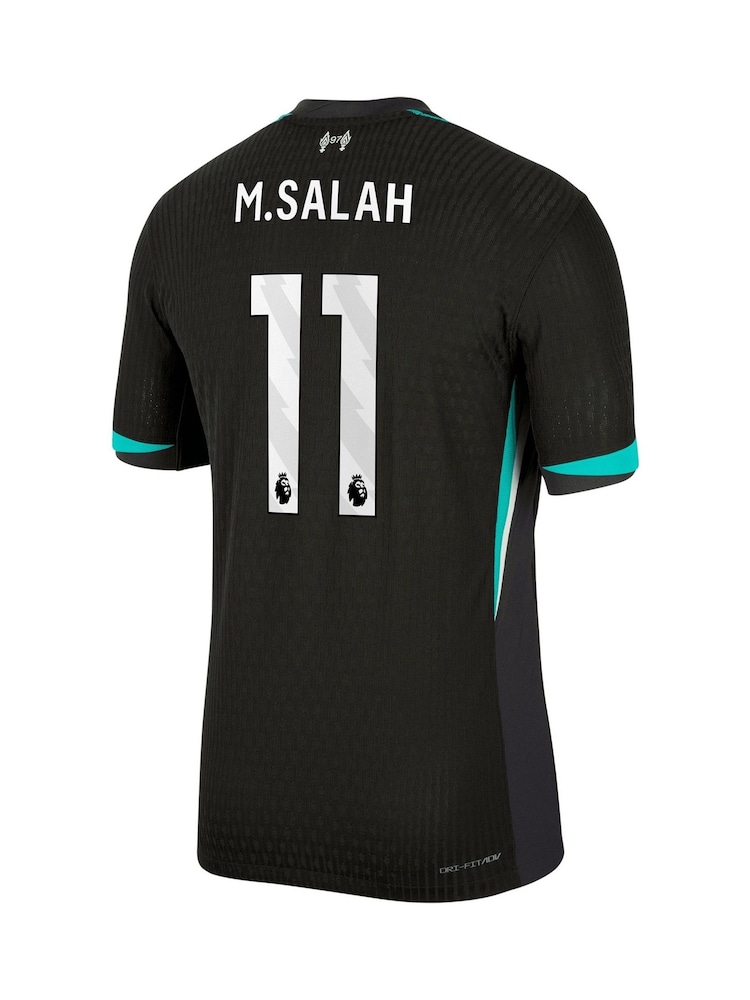 Nike Green Liverpool Away Dri-FIT ADV Match M.Salah 11 Football Shirt 2024-25 - Image 3 of 3