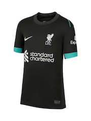 Nike Green Kids Liverpool Away Stadium  M.Salah 11 Football Shirt 2024-25 - Image 2 of 3