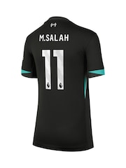 Nike Green Kids Liverpool Away Stadium  M.Salah 11 Football Shirt 2024-25 - Image 3 of 3