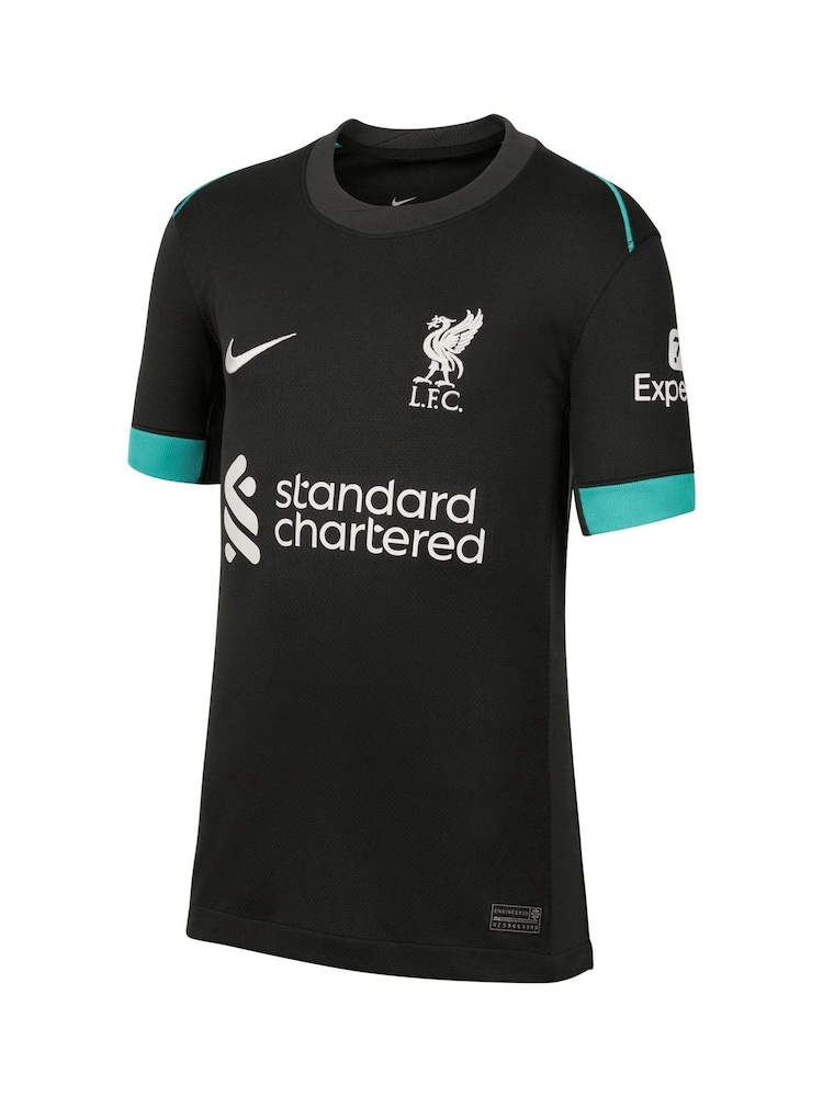 Nike Green Kids Liverpool Away Stadium Virgil 4 Football Shirt 2024-25 - Image 2 of 3