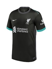 Nike Green Liverpool Away Stadium Virgil 4 Football Shirt 2024-25 - Image 2 of 3