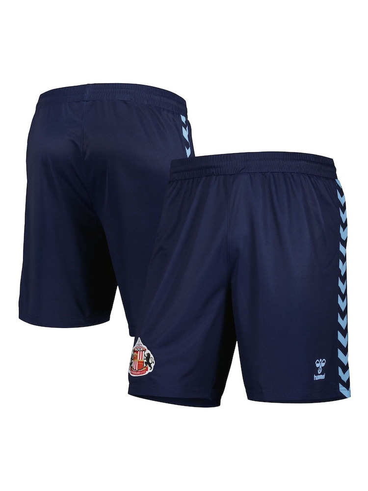 Fanatics Kids Blue Sunderland Goalkeeper Shorts 2024-25 - Image 1 of 3