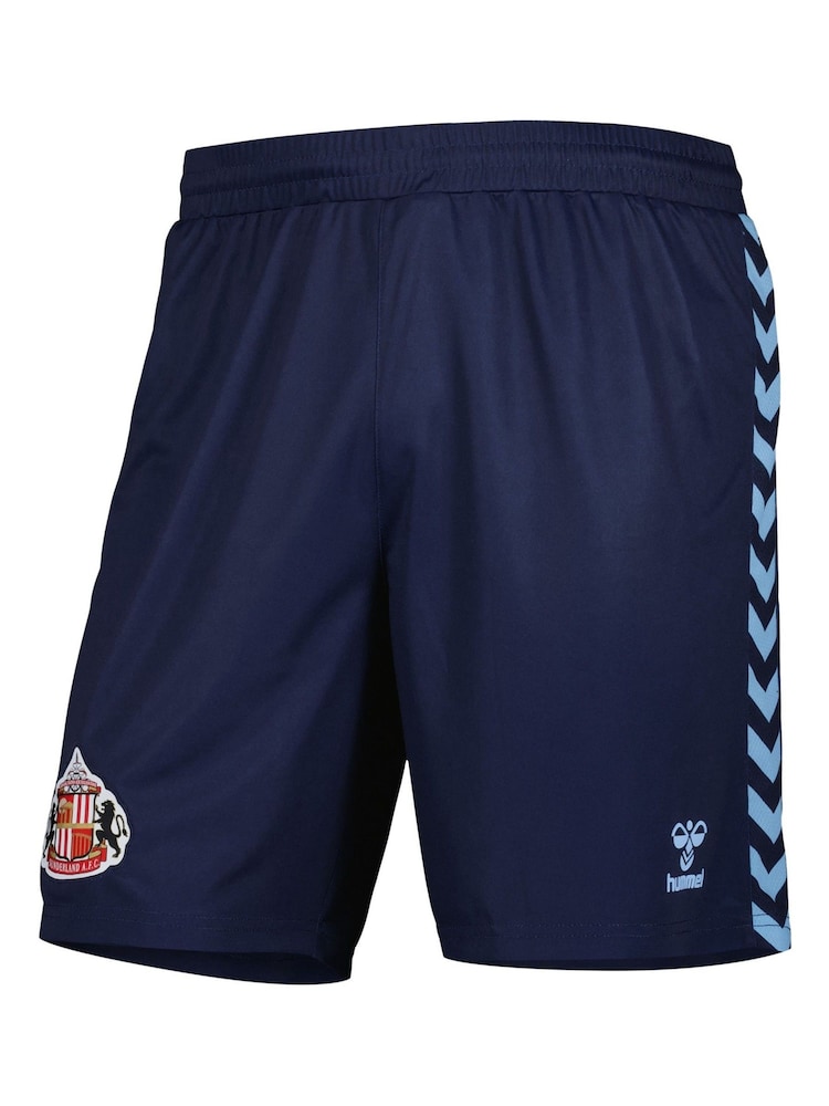 Fanatics Kids Blue Sunderland Goalkeeper Shorts 2024-25 - Image 2 of 3