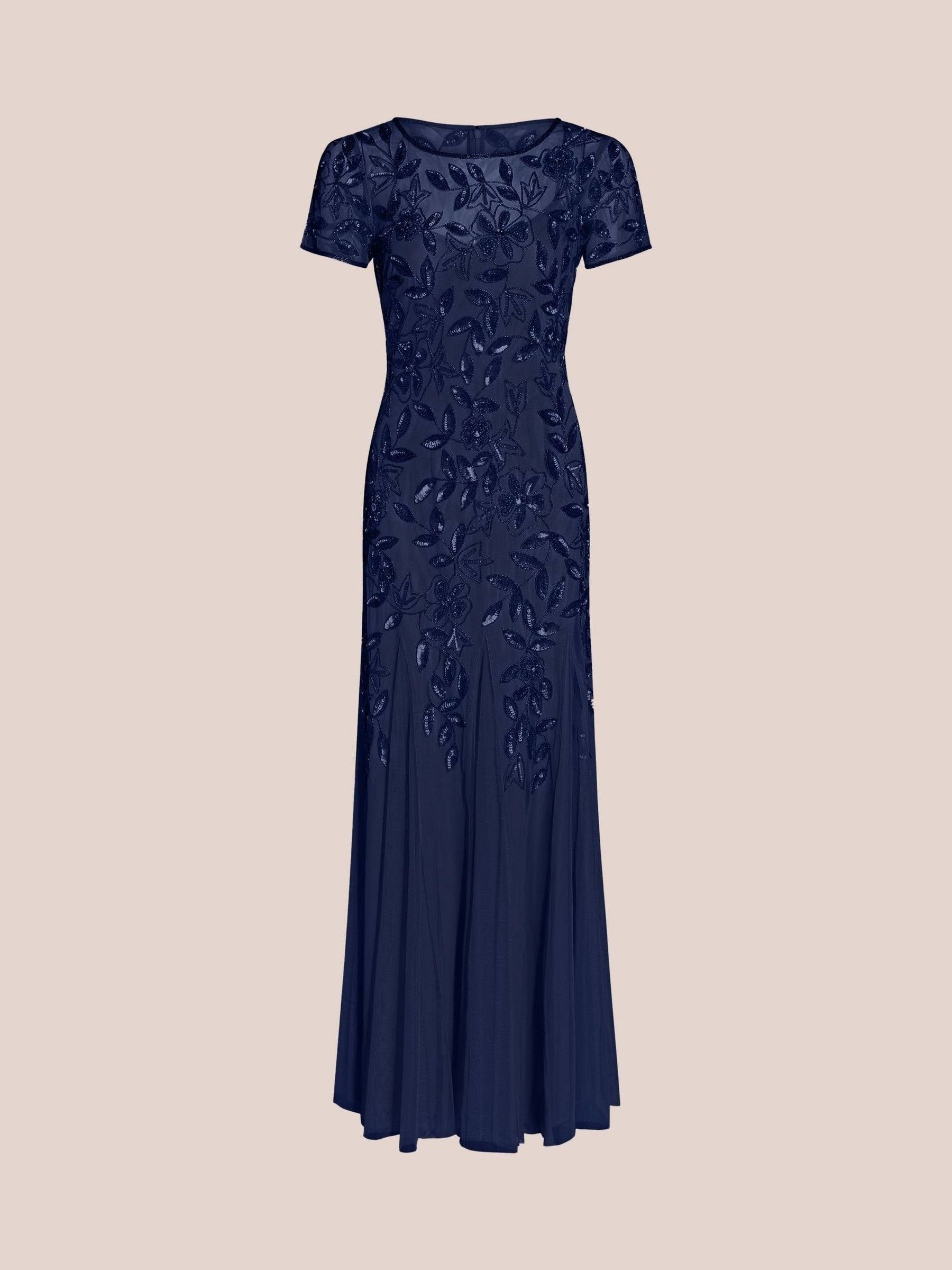 【海外限定】AdriannaPapell ☆ドレスBead Long Dress With Gode Buy Adrianna Papell Bead Long Dress With Godets from Next USA