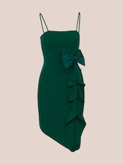 Adrianna by Adrianna Papell Mini Knit Crepe Dress - Image 6 of 7