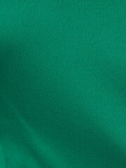 Adrianna Papell – Kurzes Godet-Wickelkleid aus Kunstleder, Grün - Bild 7 von 7