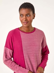 Roman Red Colour Block Stretch Jumper Dress - Image 5 of 6