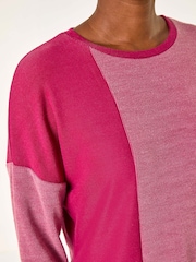 Roman Red Colour Block Stretch Jumper Dress - Image 6 of 6