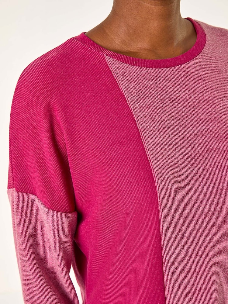 Roman Red Colour Block Stretch Jumper Dress - Image 6 of 6
