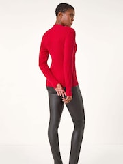 Roman Red Cable Split Knit Jumper - Image 3 of 5