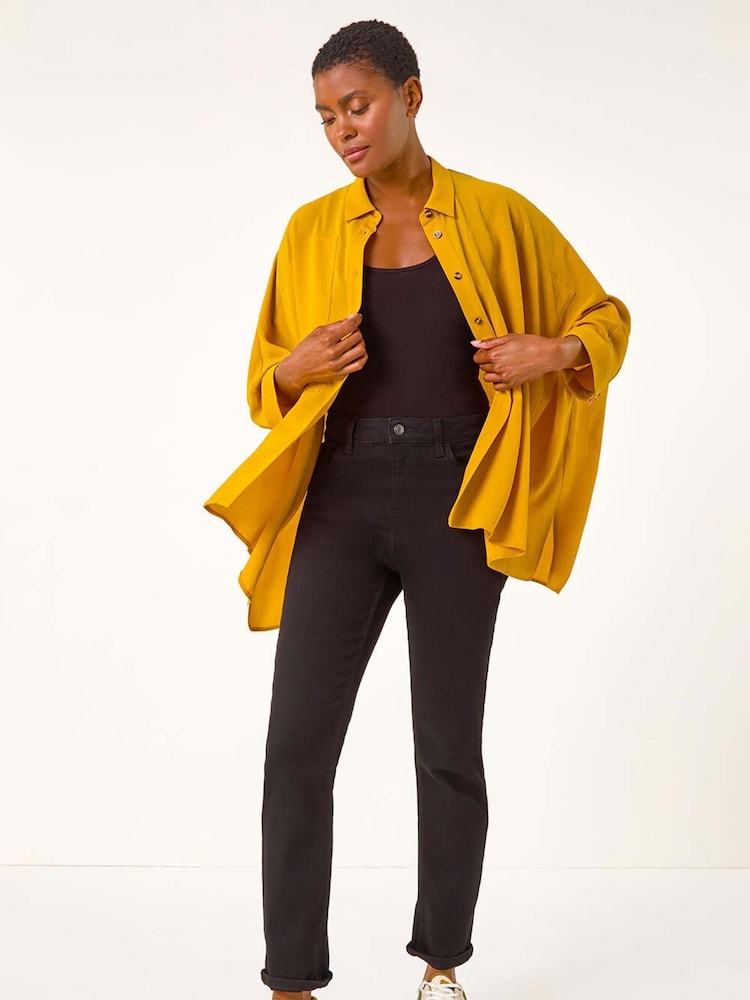 Roman Yellow Relaxed Smart Stretch Shirt - Image 2 of 5