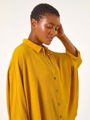 Roman Yellow Relaxed Smart Stretch Shirt - Image 4 of 5