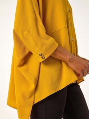 Roman Yellow Relaxed Smart Stretch Shirt - Image 5 of 5
