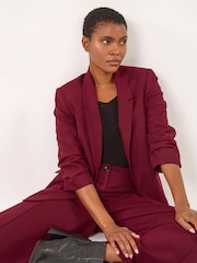 Roman Red Tailored Relaxed Stretch Trousers - Image 1 of 5