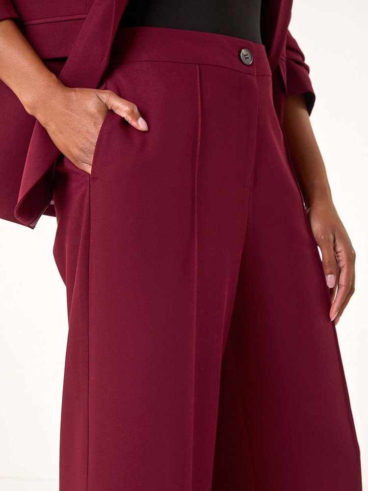 Roman Red Tailored Relaxed Stretch Trousers - Image 5 of 5