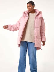 Roman Pink Padded Double-Ended Zip Coat - Image 2 of 5