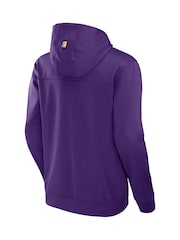 Fanatics Purple NFL Minnesota Vikings Defender Dot Faded Primary Fleece Hoodie - Image 2 of 3
