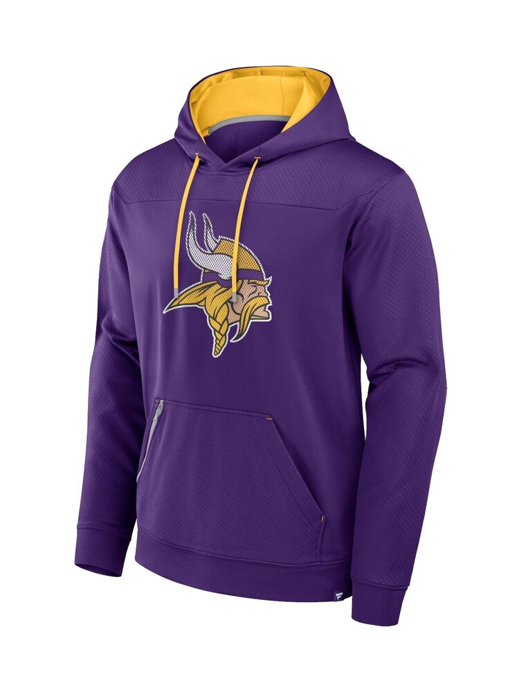 Fanatics Purple NFL Minnesota Vikings Defender Dot Faded Primary Fleece Hoodie - Image 3 of 3