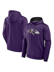 Fanatics Purple NFL Baltimore Ravens Defender Dot Faded Primary Fleece Hoodie - Image 1 of 3