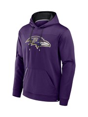 Fanatics Purple NFL Baltimore Ravens Defender Dot Faded Primary Fleece Hoodie - Image 3 of 3