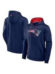 Fanatics Blue NFL New England Patriots Defender Dot Faded Primary Fleece Hoodie - Image 1 of 3