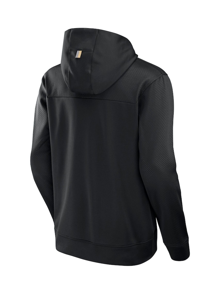 Fanatics NFL New Orleans Saints Defender Dot Faded Primary Fleece Black Hoodie - Image 2 of 3