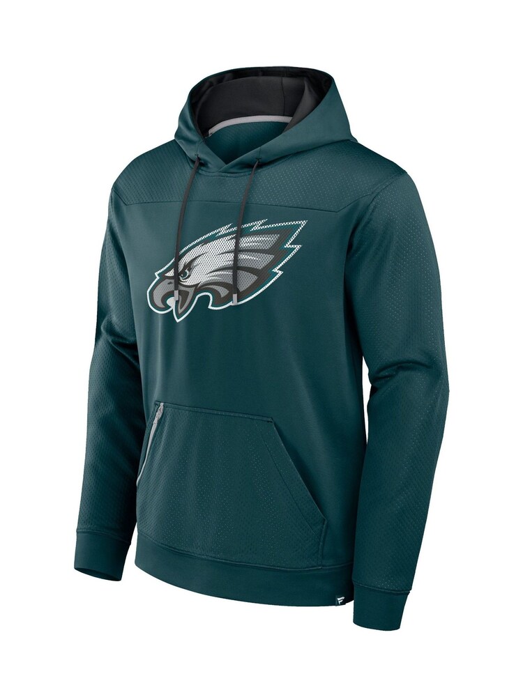 Fanatics Green NFL Philadelphia Eagles Defender Dot Faded Primary Fleece Hoodie - Image 3 of 3