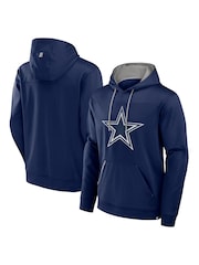 Fanatics Blue NFL Dallas Cowboys Defender Dot Faded Primary Fleece Hoodie - Image 1 of 3