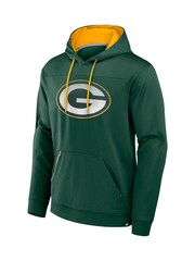 Fanatics NFL Green Bay Packers Defender Dot Faded Primary Fleece Hoodie - Image 3 of 3