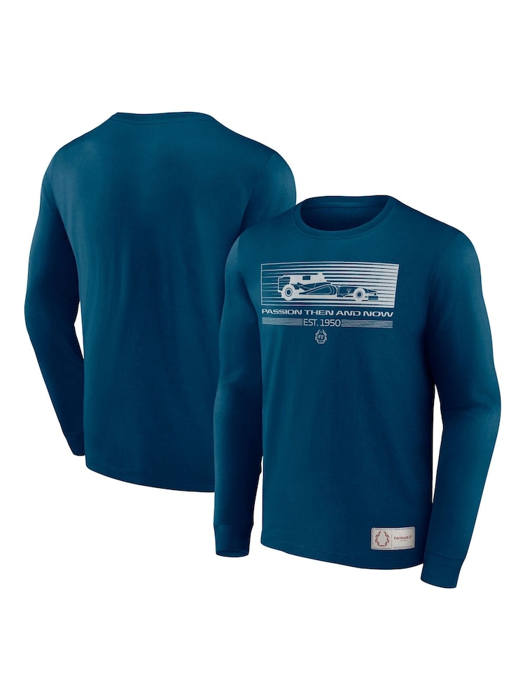 Fanatics Green F1 Formula 1 Heritage Long Sleeve T-Shirt - Image 1 of 3