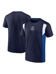 Fanatics Blue 100% Cotton Everton Fundamentals T-Shirt - Image 1 of 3