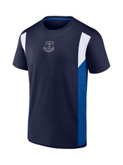 Fanatics Blue 100% Cotton Everton Fundamentals T-Shirt - Image 2 of 3