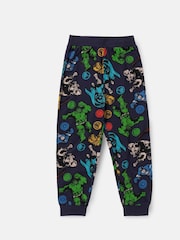 Angel & Rocket Blue Marvel 100% Cotton Jersey Pyjamas - Image 7 of 7