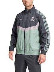adidas Black Real Madrid SZN Jacket - Image 1 of 2