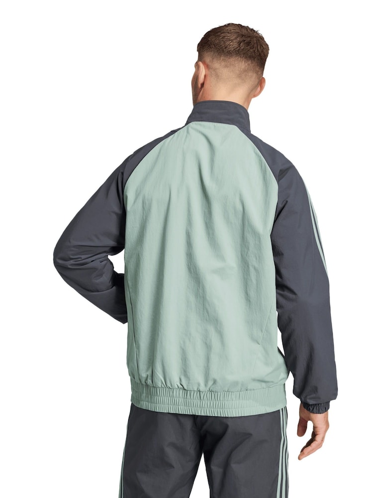 adidas Black Real Madrid SZN Jacket - Image 2 of 2