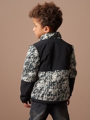 Angel & Rocket Grey Michael Multi Boucle Zip Trough Jacket - Image 2 of 8