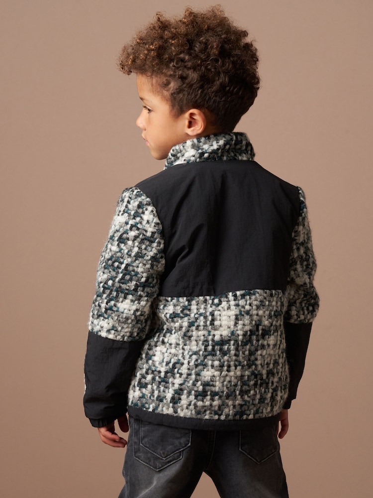 Angel & Rocket Michael Bouclé-Jacke mit durchgängigem Reißverschluss, mehrfarbig - Bild 2 von 8 Angel & Rocket Michael Bouclé-Jacke mit durchgängigem Reißverschluss, mehrfarbig - Bild 2 von 8
