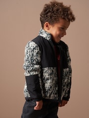 Angel & Rocket Grey Michael Multi Boucle Zip Trough Jacket - Image 4 of 8