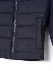 Angel & Rocket Blue Kobe Quilted and Jersey Jacket - Image 7 of 7