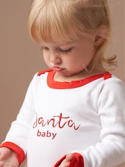 Angel & Rocket Red Baby Rune Santa Velour Set - Image 4 of 9