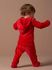 Angel & Rocket Red Baby Rune Santa Velour Set - Image 8 of 9